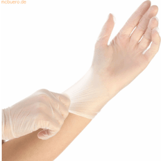 Weiß Einweghandschuhe Hygostar 2695 Handschuhe Vinyl Gepu.M,100 St