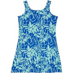 XXS Dresses Children's Clothing Columbia Girls' PFG Freezer Dress II- Blue Macaw Palmtropics