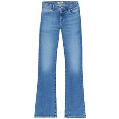 Wrangler Damen - W36 Bekleidung Wrangler Jeans W28B4736Y Blau Bootcut Fit