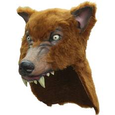 Ghoulish Productions Wolf helmet brown