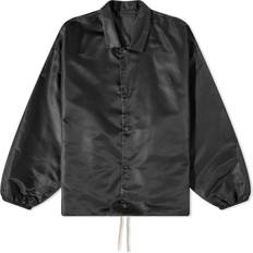 Essentials Outerwear Essentials Black Drawstring Jacket