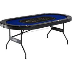 Poker Tables Table Sports 10 Player Blue Poker Table