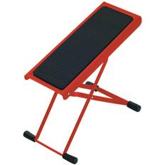 König & Meyer M 14670.014.59 Footrest 6 Height Positions Sturdy NonSkid Rubber Foot Pad for Classical, Acoustic, Electric Guitarists Professional Grade for All Musicians German Made Red
