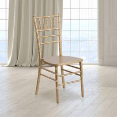 Furniture Emma + Oliver Gold Wood Kitchen Chair