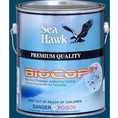Wood Protection Paint Hawk Biocop Dual Biocide Marine Paint, Gallon Wood Protection Blue