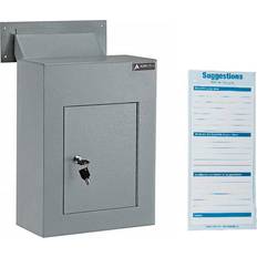 Steel Through the Door Wall Mount Drop Box with Chute Receptacle