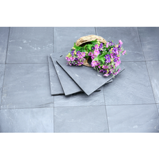 Courtyard Casual Natural Slate Deck Tile 6 pc Set