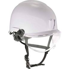 Safety Helmets Ergodyne Skullerz Anti-Fog Clear Lens White Class Safety Helmet with Visor