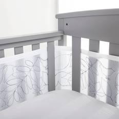 BreathableBaby Mesh Crib Liner - Deluxe Embroidered Friends