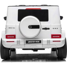 Electric Vehicles Freddo Toys 24V 4x4 Mercedes G63 2-Seater Ride-on Car White White