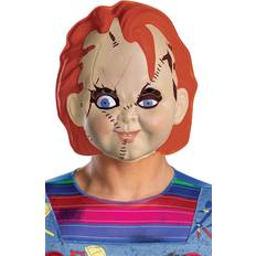 Head Masks Disguise Chucky Adult Mask Orange/Skin Color