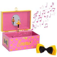 Music Boxes The Wiggles Emma Musical Kids Jewelry Box Organizer Yellow Wearable Hairbow