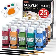 Permanent Fabric Paint for Clothes 15 Colors - Fabric Paint for Canvas  Textile Paint Cloth Paint Fabric Paint Set Fabric Paints Child Safe Paint  for Fabric with 10 Brushes & Storage Box (60ml each)