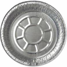 Silver Corrugated Boxes Durable packaging 527-500 aluminum round containers, 7" dia. 22 gauge