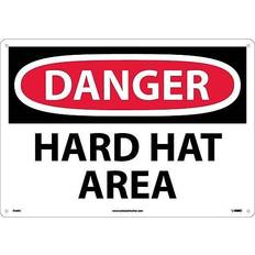 NMC Danger Signs; Hard Hat Area, 14X20, Rigid