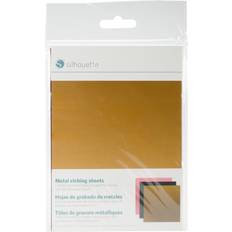 Silhouette Office Papers Silhouette Curio Metal Etching Sheets 5 X7 3/Pkg-Black