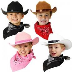 Halloween Headgear Aeromax Jr. cowboy hat w/bandanna costume accessory kids halloween