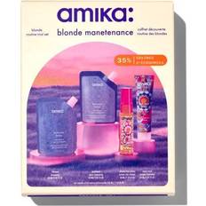 Amika Mini Bust your Brass Purple Shampoo & Conditioner