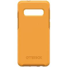 Yellow Cases & Covers OtterBox Symmetry Case for Samsung Galaxy S10 Smartphone, Aspen Gleam Yellow