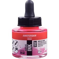 Amsterdam Acrylic Ink Bottle Reflex Rose 30ml
