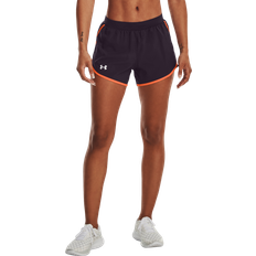 Under Armour Shorts Under Armour Fly-By 2.0 Shorts for Ladies Tux Purple/Orange Blast
