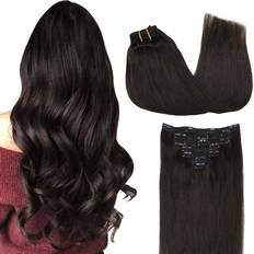 Goo Goo Clip-in Hair Extensions 18 inch #2 Dark Brown 7-pack