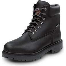 Timberland Lace Boots Timberland PRO 6" Direct Attach Men's Width Black Steel Toe Non-Slip Leather Boot STMA1W52