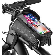 Rockbros Bicycle Phone Front Frame Bag - Black