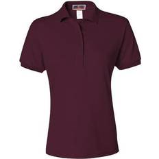 Jerzees t shirts Jerzees Ladies' Polo with SpotShield,Maroon,X-Large