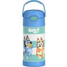 Water Bottle Thermos 12-oz. FUNtainer Bottle, Med Blue