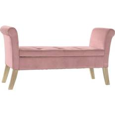 Gyngestoler Dkd Home Decor Pink Wood Rocking Chair