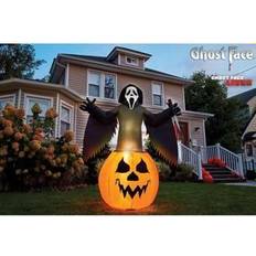 Inflatable Decorations on sale Fun World Scream pumpkin inflatable 6ft