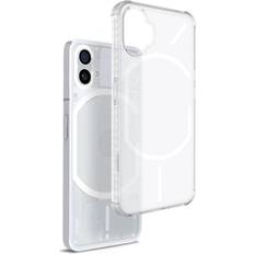 Nothing phone 1 Mobile Phones TUDIA for Nothing 1 [SKN] Semi-Transparent TPU Bumper Case Cover Frosted Clear