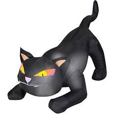 Inflatable Decorations on sale Gemmy Inflatable Outdoor Small Black Cat Decoration Black/Orange/Pink One-Size