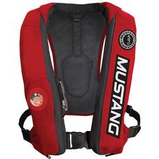 Life Jackets Mustang Elite Inflatable PFD Bass Competition, Red