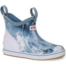 Rain Boots Children's Shoes Xtratuf Kid's Mossy Oak Elements Ankle Deck Boot - Blue