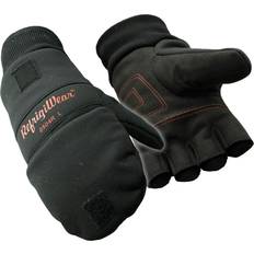 Refrigiwear fleece lined fiberfill insulated softshell convertible mitten gloves