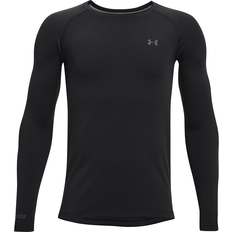 Base Layer Children's Clothing Under Armour UA Base 2.0 Base-Layer Crew Shirt for Kids Black/Pitch Gray