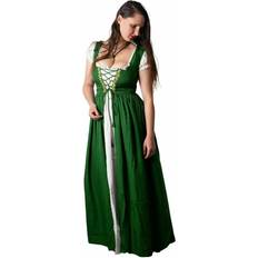 Mythrojan Traditional Irish Celtic Dress Chemise and Over Medieval Renaissance Costume