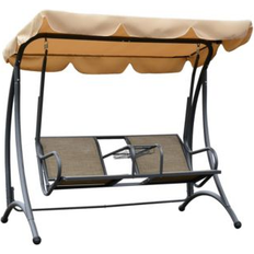 Canopy Porch Swings OutSunny 2-Person Porch Swing