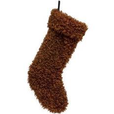 Stockings Sherpa Fabric brown