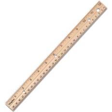 Staples Rulers Staples 12 Wooden Ruler Imperial/Metric 51891