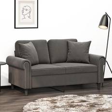 VidaXL Furniture vidaXL Sectional Couch with Pillows 59.8" 2 Seater