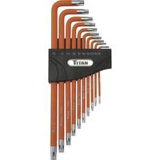 Titan 12734 10pc 5-lobe extra tamper resistant key