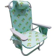 Reclining camping chair Bliss Backpack Beach Chair Palm Tree