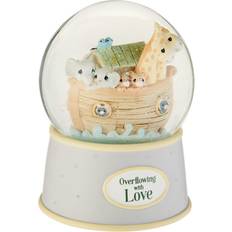 Wooden Figures Precious Moments Overflowing With Love Noah's Ark Musical Snow Globe Multi Multi