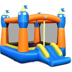 Costway Jumping Toys Costway Inflatable Bounce House Magic Castle with Large Jumping Area without Blower