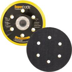 Power Tool Accessories 6" hook & loop da sander & polisher backing plate pad, 6 hole, dual-action