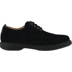 Florsheim Junior Supacush Plain Toe Oxford Shoes - Black Suede/Black Sole