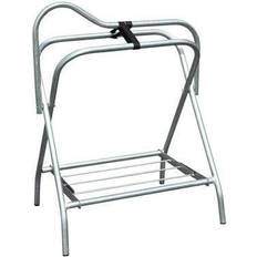 Rear Racks Folding Saddle Stand Deluxe Silver
